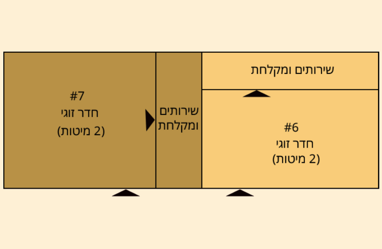 2 Standalone Twin Rooms Blueprint